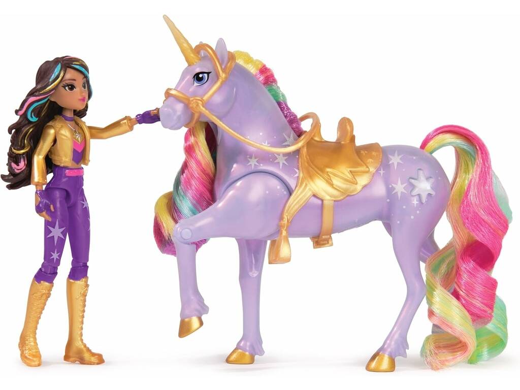 Accademia Unicorno Pack Bambola Sophia e Unicorno Light Magic Wildstar