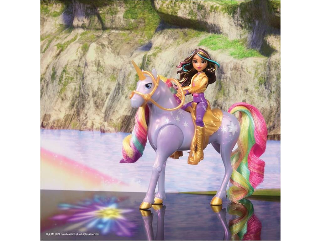 Accademia Unicorno Pack Bambola Sophia e Unicorno Light Magic Wildstar