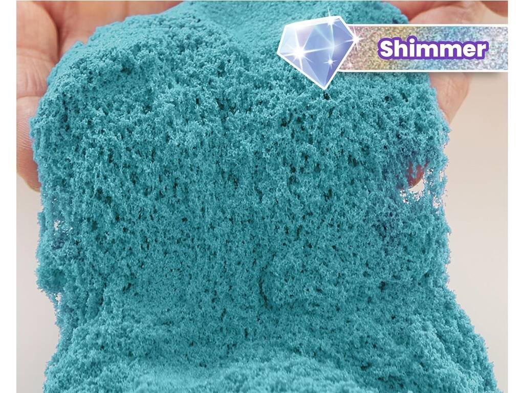 Kinetic Sand Sabbia Magica Colore Turchese Brillante Borsa da 907 g