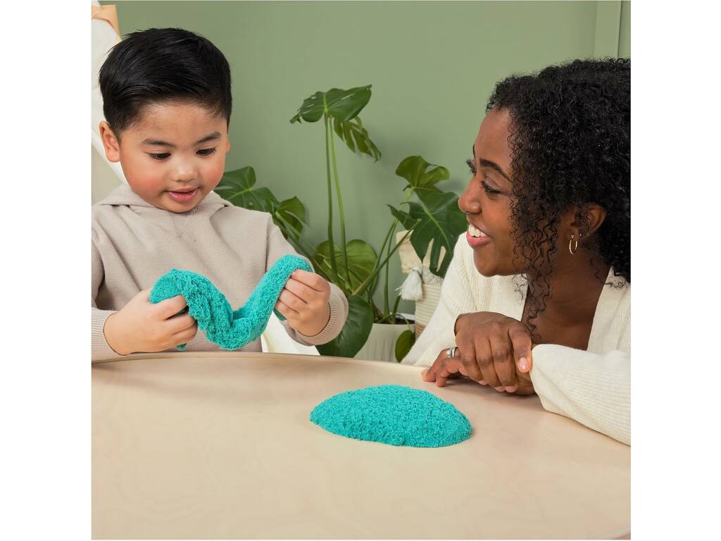 Kinetic Sand Sabbia Magica Colore Turchese Brillante Borsa da 907 g