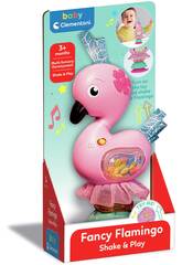 Baby Clementoni Rassel Fancy Flamingo mit Geräuschen