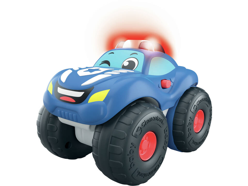 Baby Clementoni Veicolo Roger Auto della Polizia con Luci e Suoni