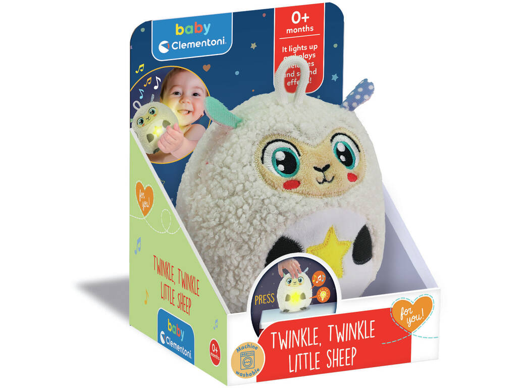 Peluche La Linda Ovejita con luce e suoni
