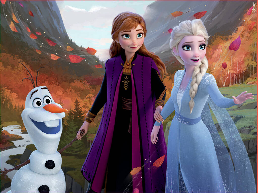 Puzzle 12 Cubos Disney Frozen