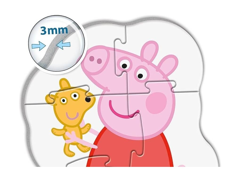 Puzzle My First Puzzles Super Color 3-6-9-12 Peppa Pig