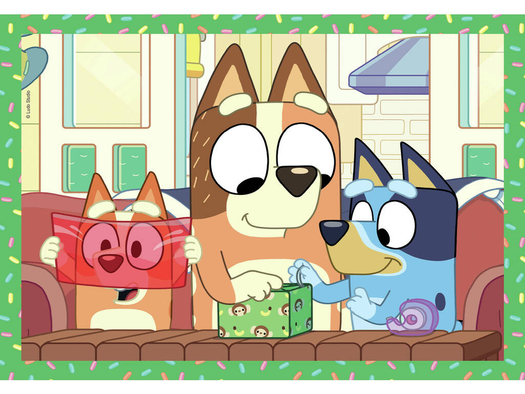 Puzzle 4 in 1 Bluey