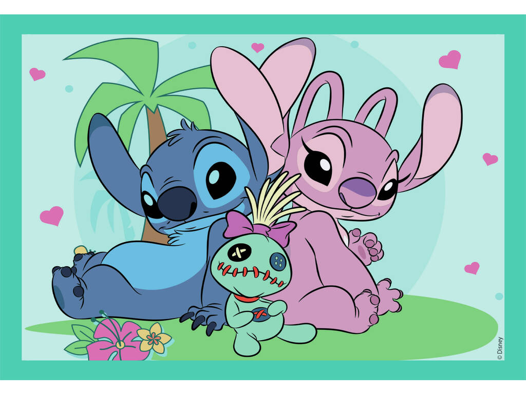Puzzle Supercolor 4 in 1 Stitch