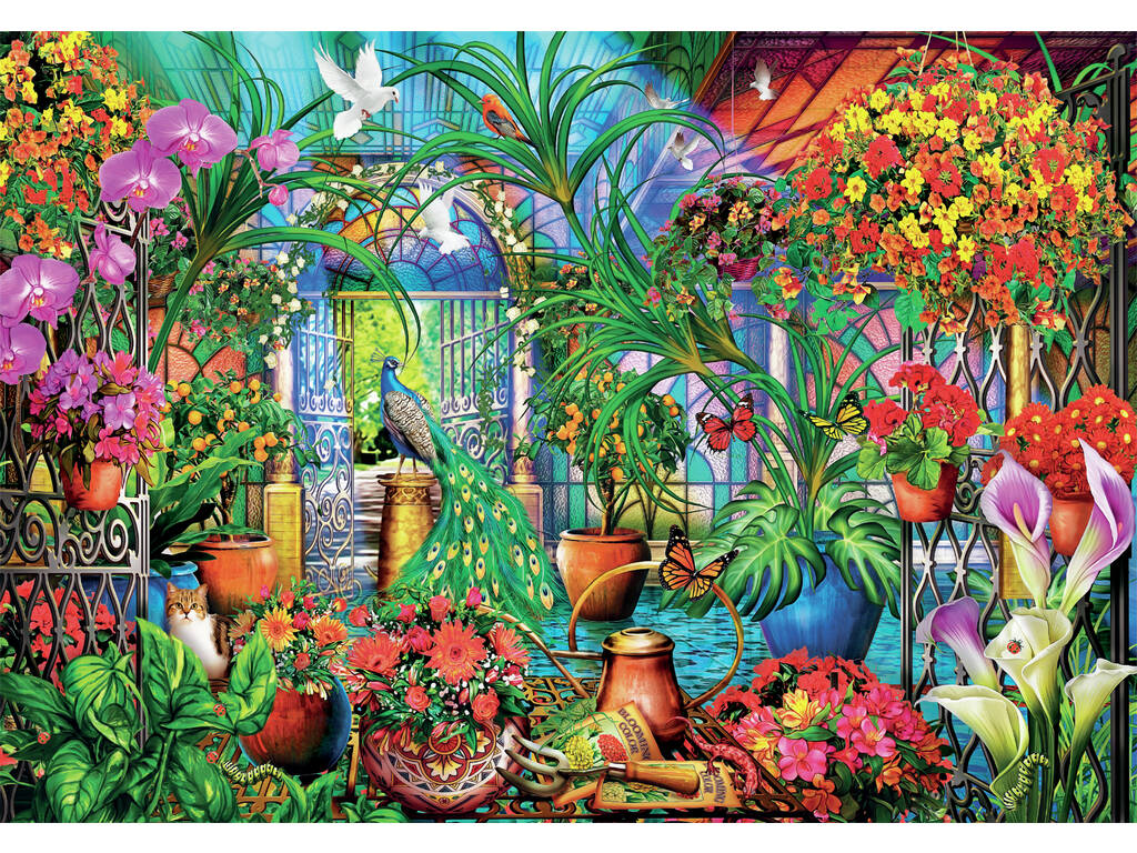Puzzle 500 The Greenhouse Caretakers