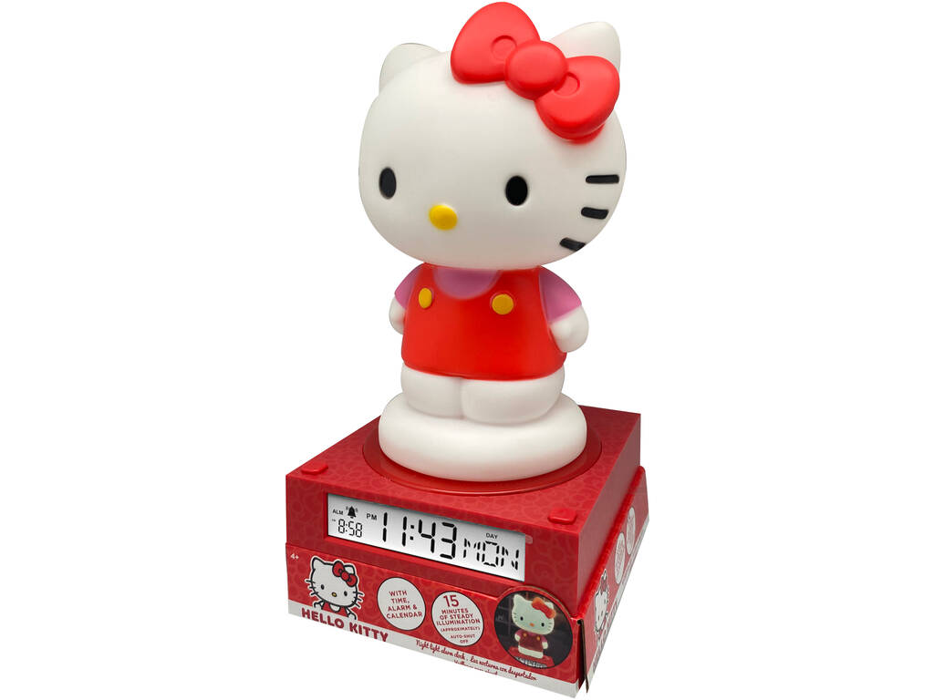 Réveil Hello Kitty avec lumière de nuit