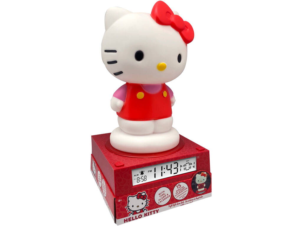 Réveil Hello Kitty avec lumière de nuit