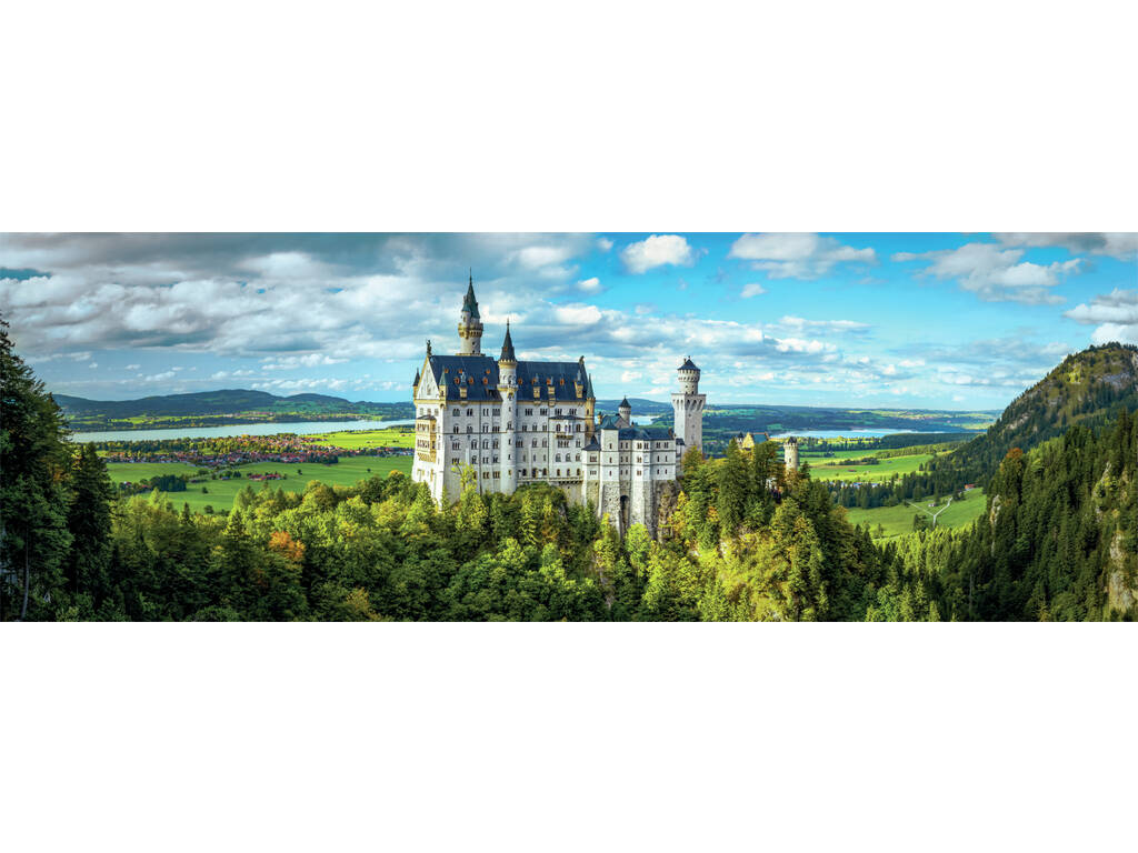 Puzzle 1000 Panorama The Neuschwanstein