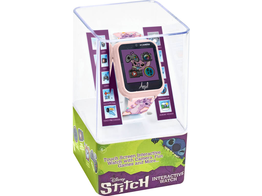 Horloge interactive Stitch Angel