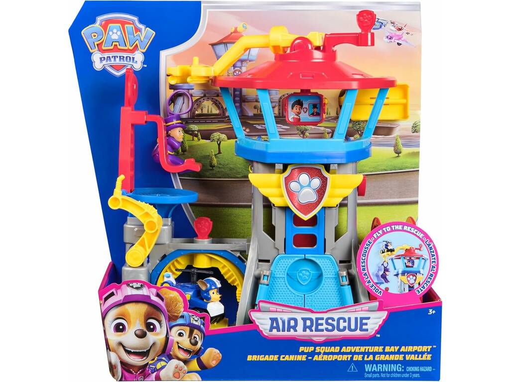 Paw Patrol Air Rescue Playset Aeroporto con veicolo Chase