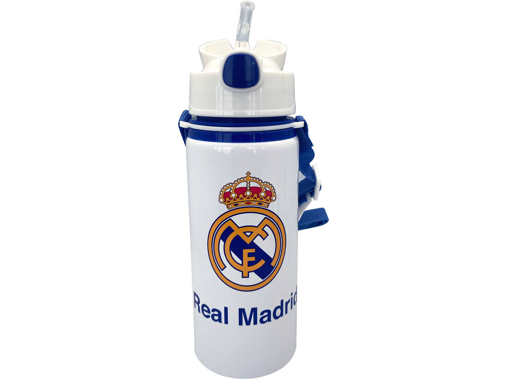 Real Madrid borraccia in alluminio da 600 ml con manico