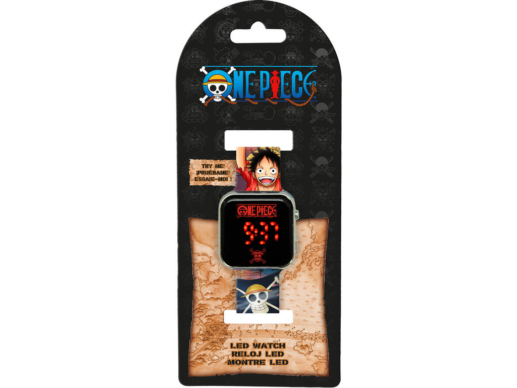 One Piece Orologio LED 