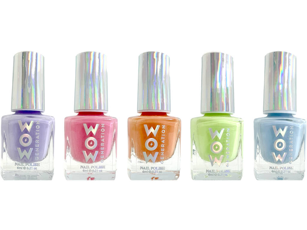 WOW Generation Pack 5 Pastellfarbene Nagellacke