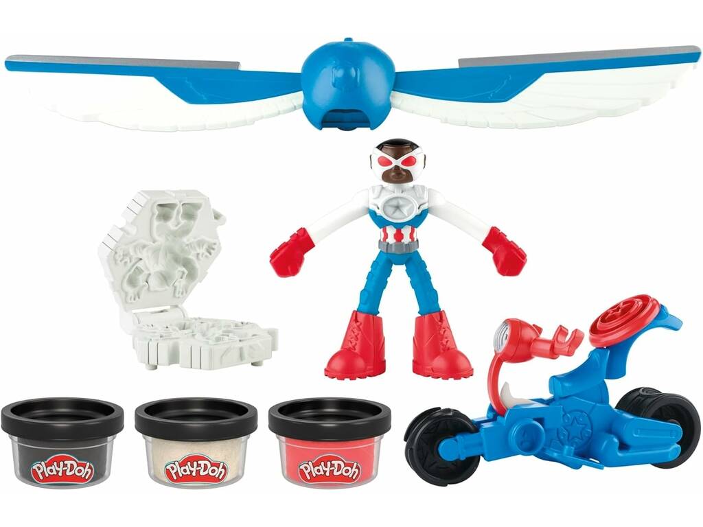 Playdoh Marvel Set Moto Capitan America