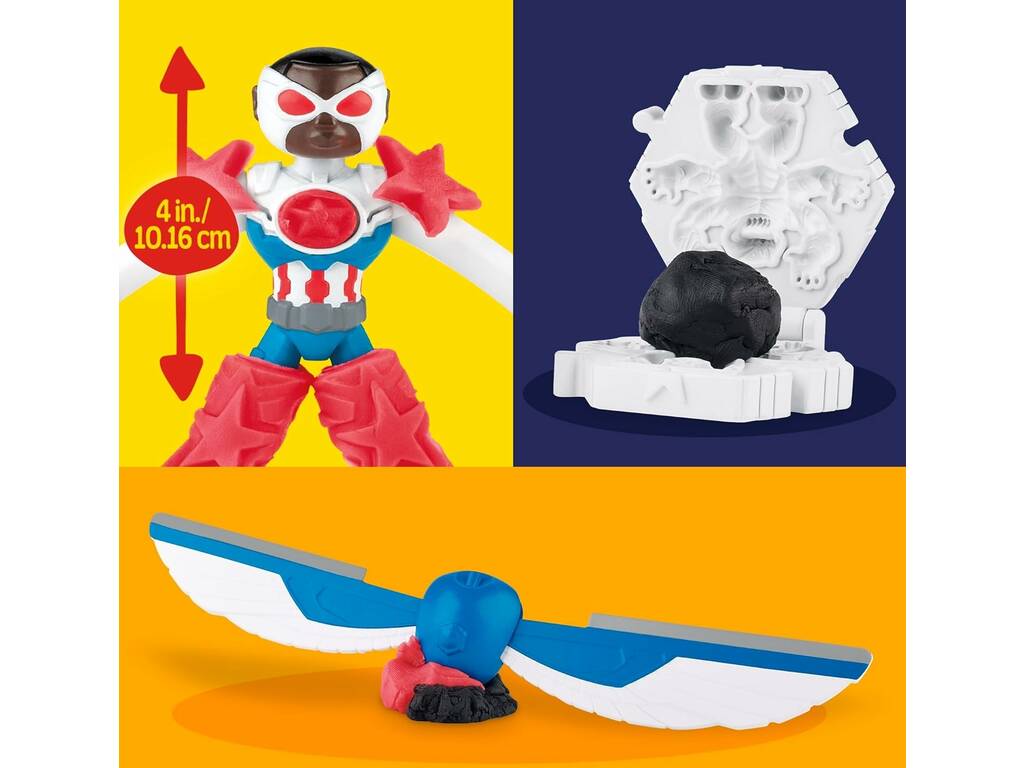 Playdoh Marvel Set Moto Capitan America