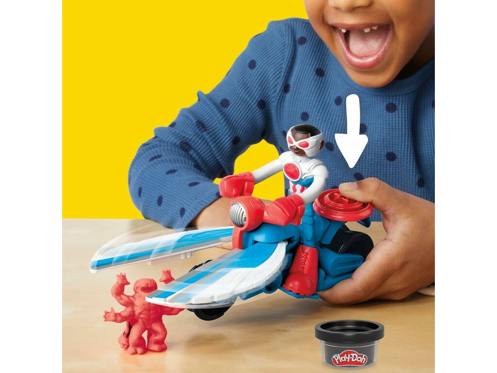 Playdoh Marvel Set Moto Capitan America