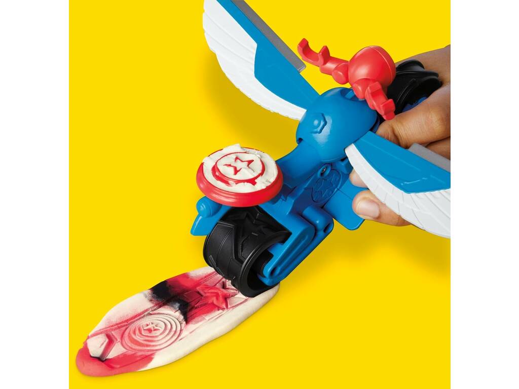 Playdoh Marvel Set Moto Capitan America