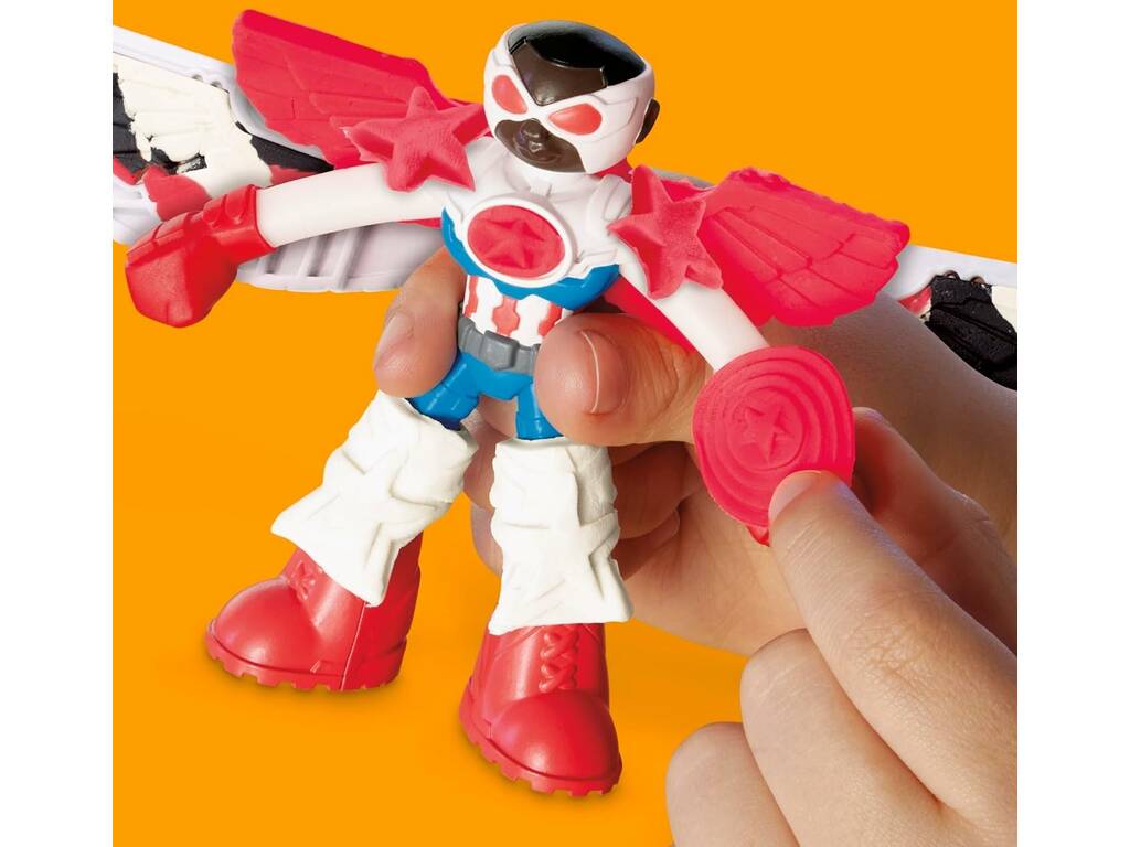 Playdoh Marvel Set Moto Capitan America