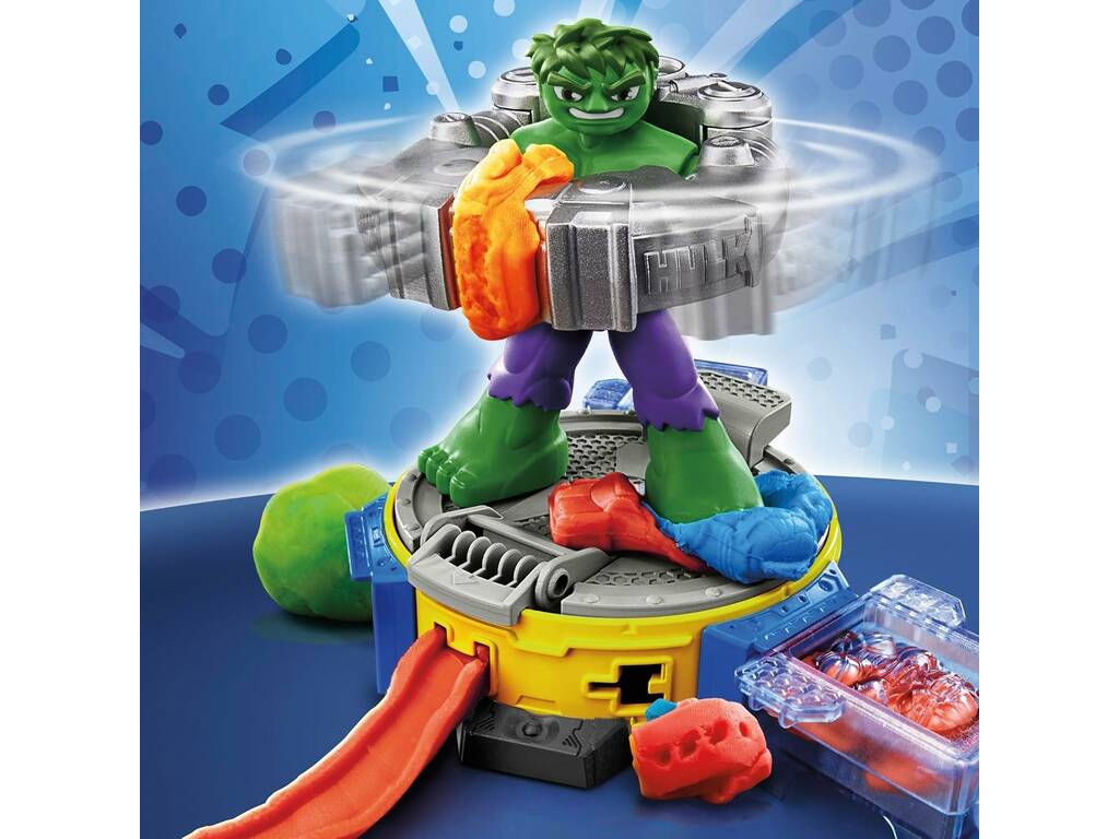 Playdoh Marvel Set Hulk Schiaccia e modella