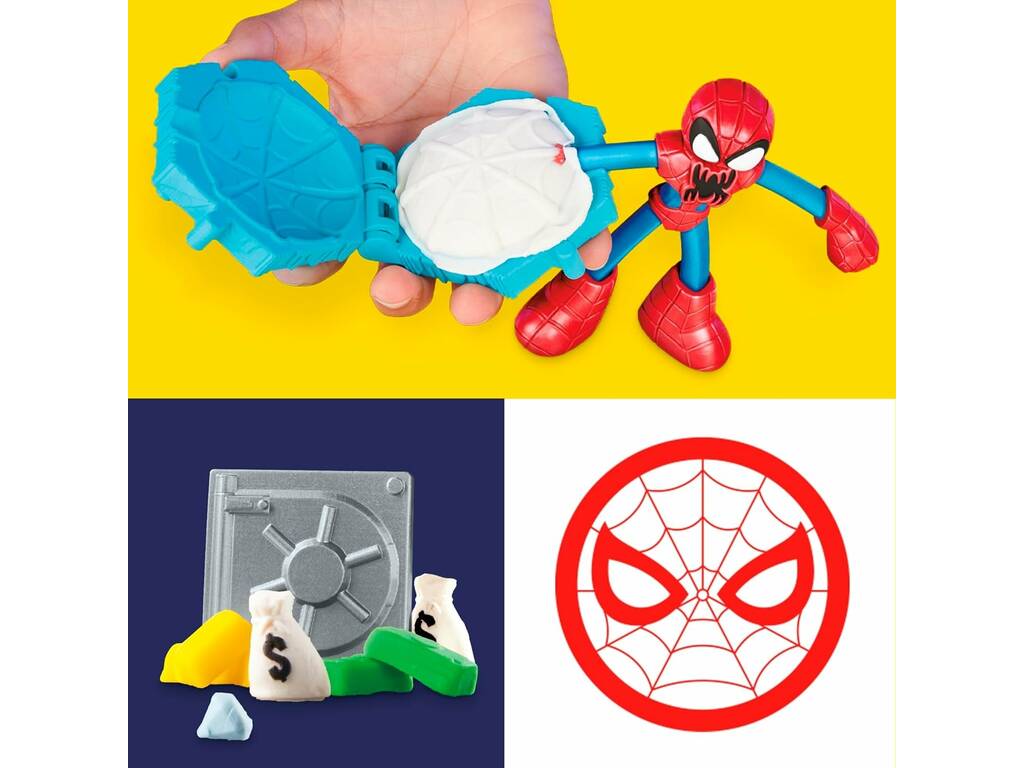 Playdoh Marvel Spiderman Lancia e Prendi