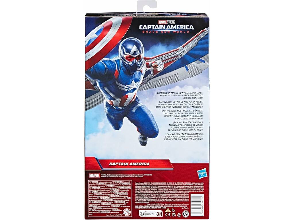 Capitan America Brave New World Figura Titan Hero Series Capitan America