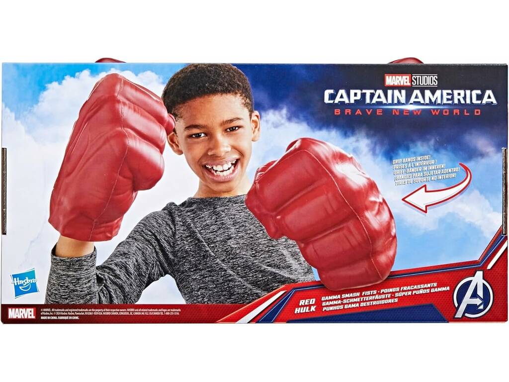 Capitan America Brave New World Red Hulk Super Pugni Gamma