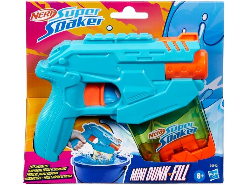 Nerf Super Soaker Lanciatore d'acqua Mini Dunk Fill