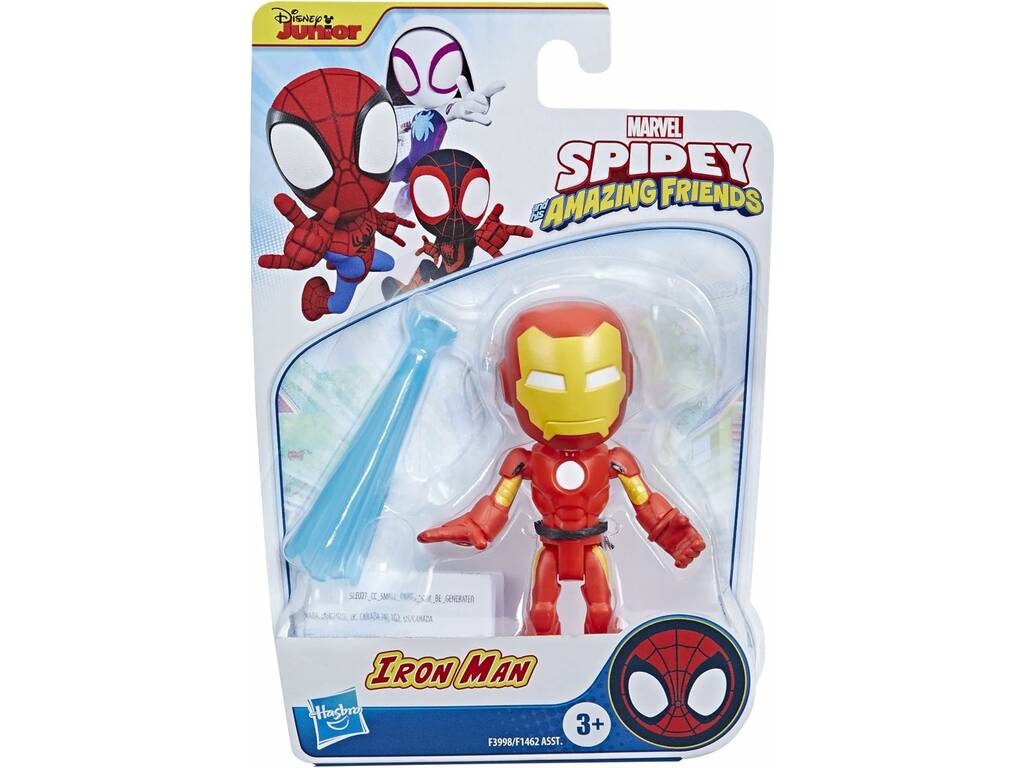 Marvel Spidey And his Amazing Friends Figura di eroe con accessorio
