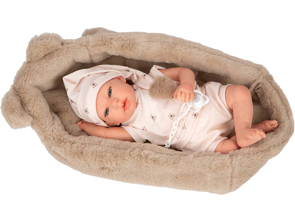 Bambola Reborn Lidia da 40 cm con culla