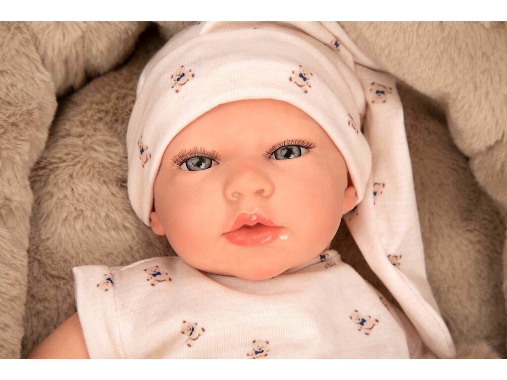 Bambola Reborn Lidia da 40 cm con culla