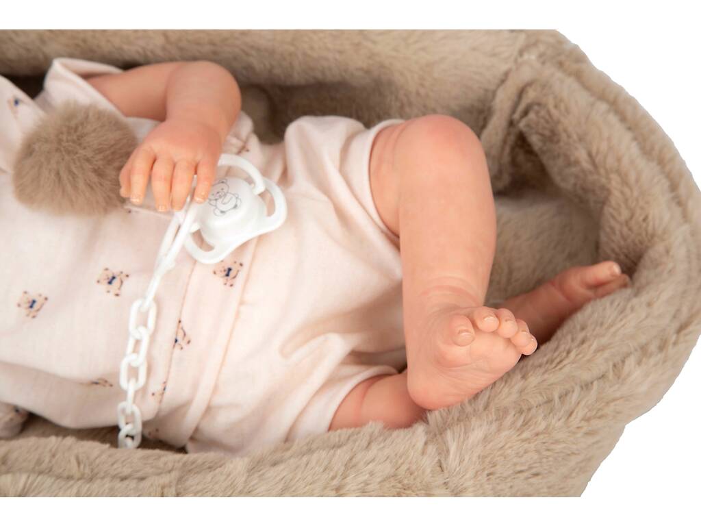 Bambola Reborn Lidia da 40 cm con culla