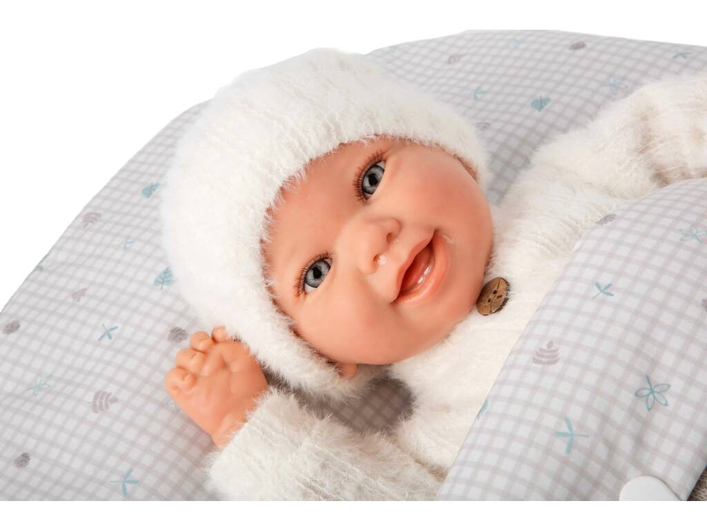 Bambola Reborn Henar da 45 cm con lenzuola