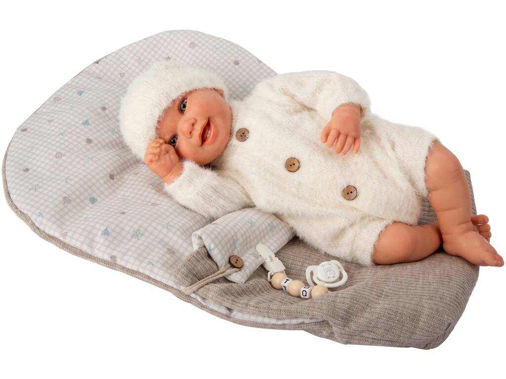 Bambola Reborn Henar da 45 cm con lenzuola