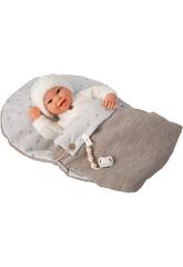 Reborn Baby Puppe Henar 45 cm mit Schnuller