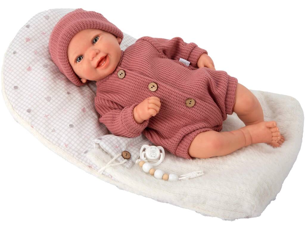 Bambola Bebè Reborn Angelica da 45 cm con copertina