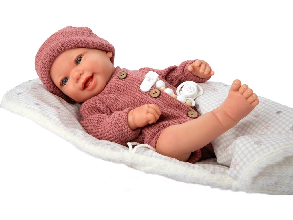 Bambola Bebè Reborn Angelica da 45 cm con copertina