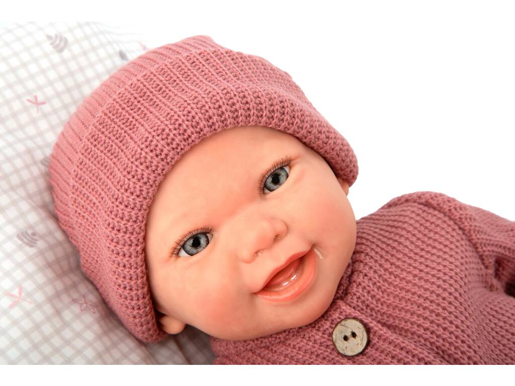 Bambola Bebè Reborn Angelica da 45 cm con copertina