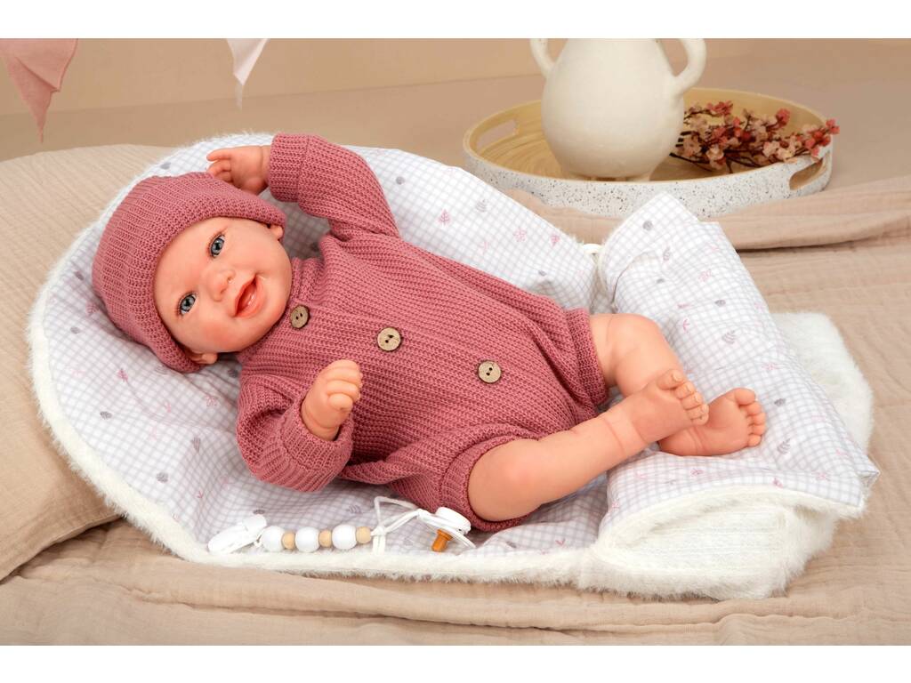 Bambola Bebè Reborn Angelica da 45 cm con copertina