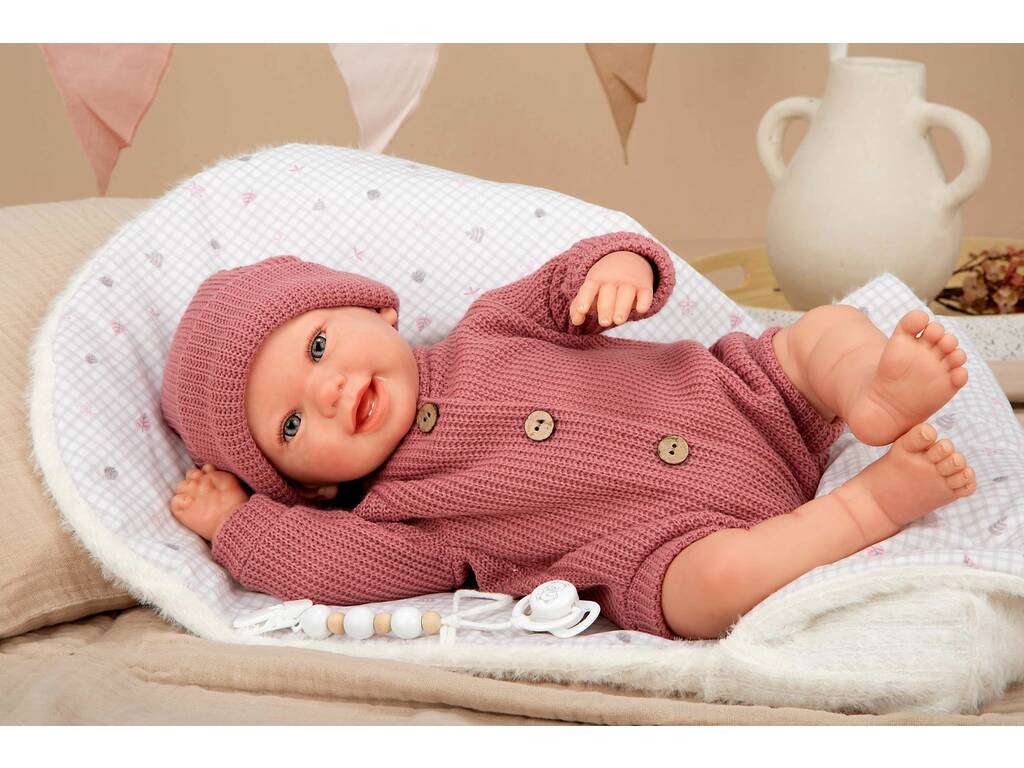 Bambola Bebè Reborn Angelica da 45 cm con copertina