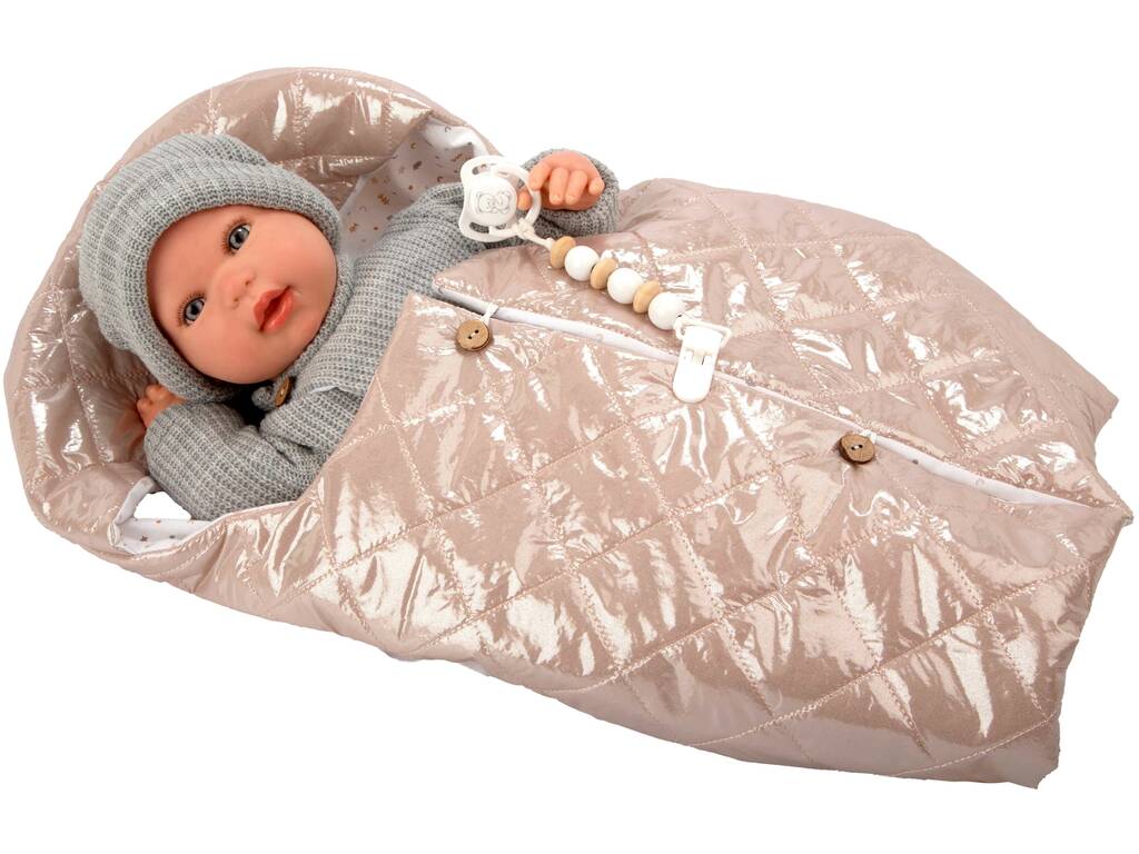 Bambola Bebè Reborn Olivia da 45 cm con copertina