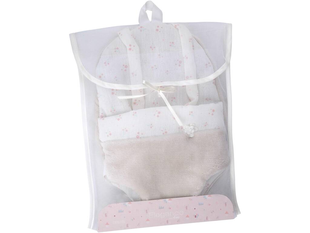Marsupio beige per bambole da 40-45 cm