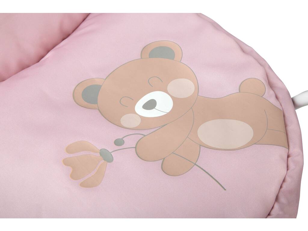 Passeggino per bambole con capottina Bear con borsa