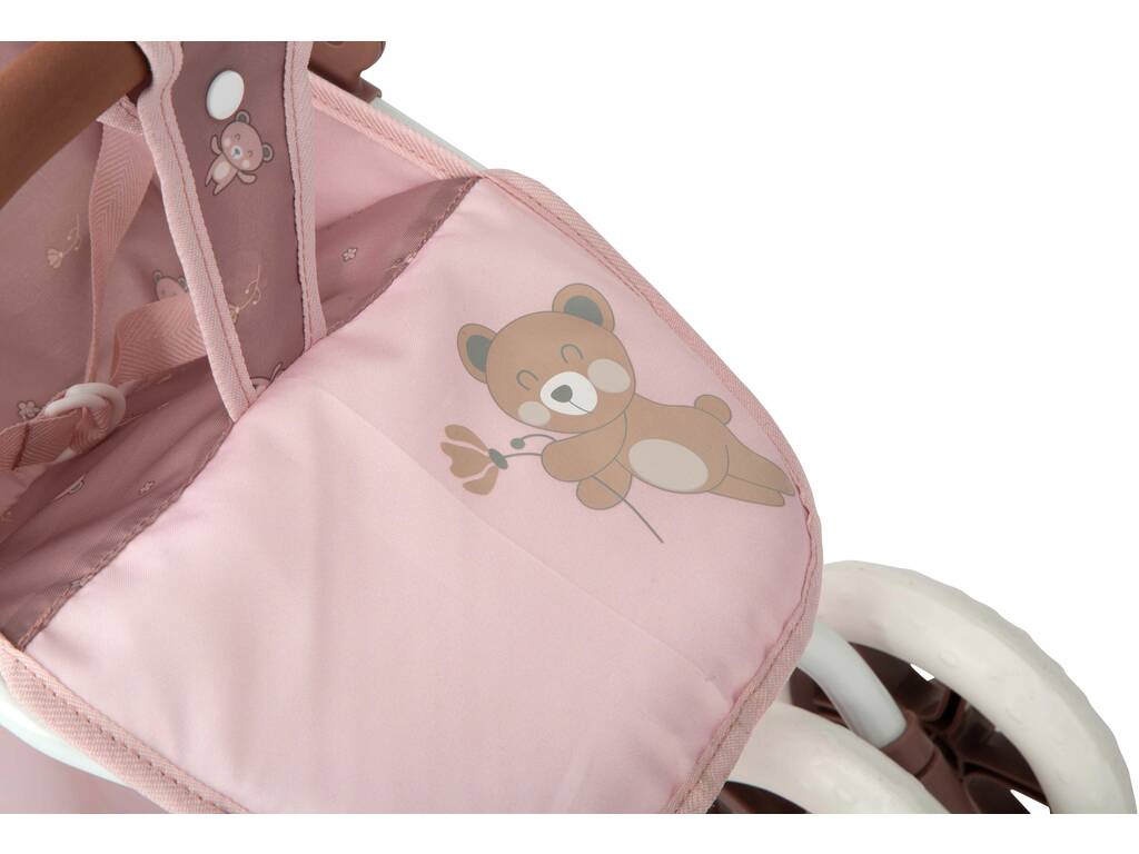 Passeggino per bambole Sedia Gemellare Bear con borsa