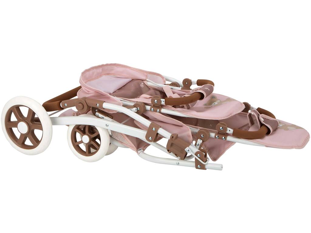 Passeggino per bambole Sedia Gemellare Bear con borsa