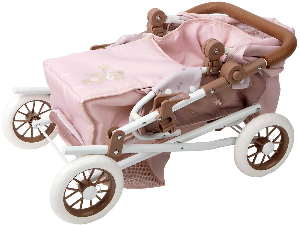 Passeggino per bambole con capottina Bear