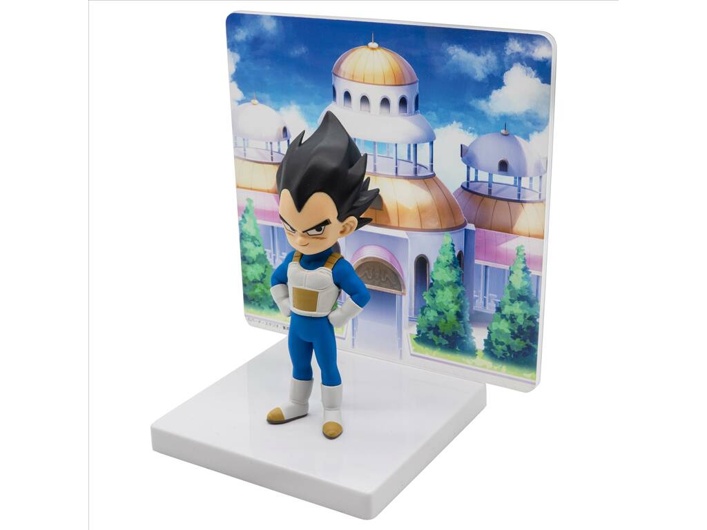 Dragon Ball Daima Figurine Vegeta 14 cm avec panneau