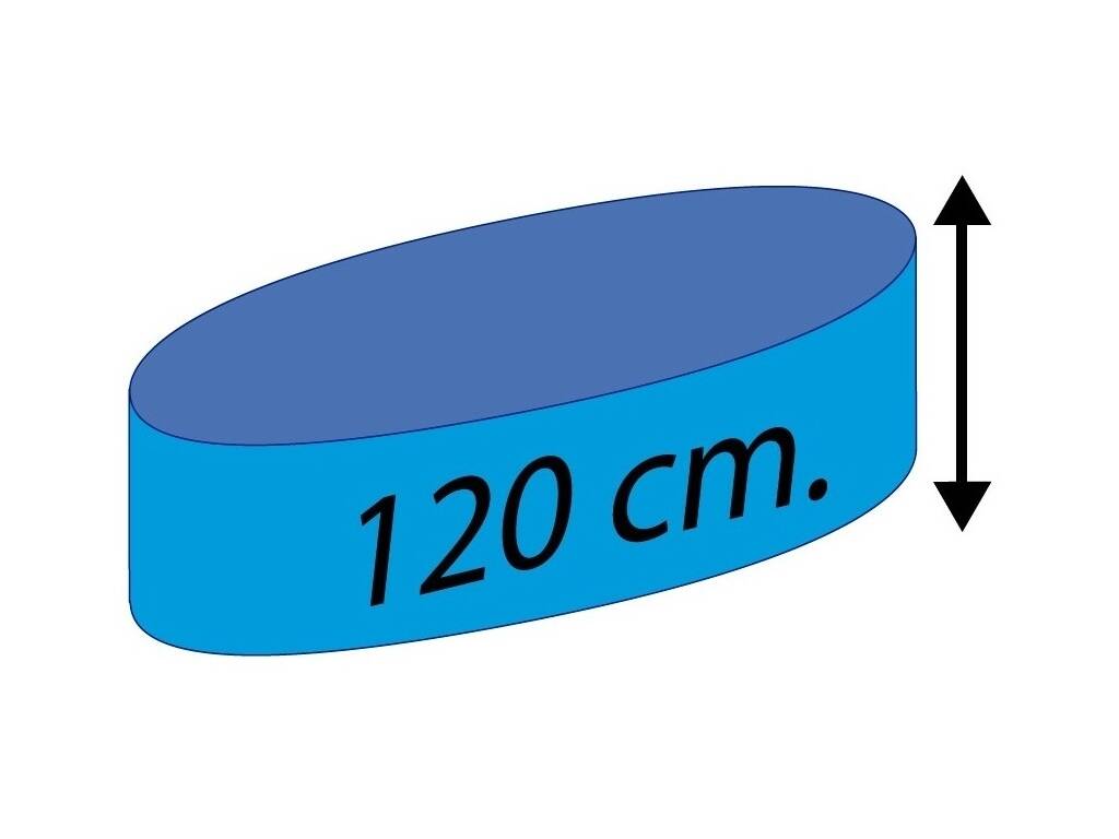 Liner de piscine ovale démontable 500x366x120 cm